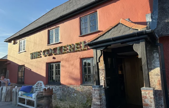 The Cockerel pub exterior in Dorset